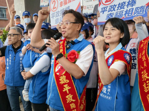彰化縣長選舉候選人號次抽籤，4名候選人號次正式出爐，分別為1號陳素月、2號魏平政、3號邱建富、4號陳重嘉。圖／記者鄧富珍攝