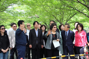 熊本呼呼第二站：陳菊市長、賴清德市長，考察受損熊本城。