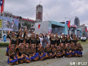 希望合唱團於520總統就職典禮獻唱排灣族改編國歌（圖／翻攝自希望合唱團臉書粉絲專頁）