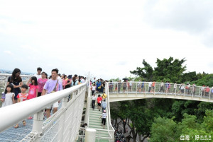 體驗凌空遊走的感覺　八卦山天空步道正式啟用