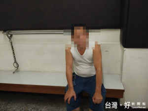 男子酒醉把派出所當診所。林重鎣攝