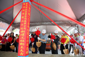 萬華分局及桂林路派出所暨消防局龍山分隊新建工程動土。