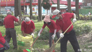 清潔日志工動起來　景行里公園改造有成