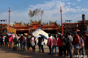 南鯤鯓代天府即將再舉辦2016鯤鯓王平安鹽祭活動。（記者邱仁武／攝）
