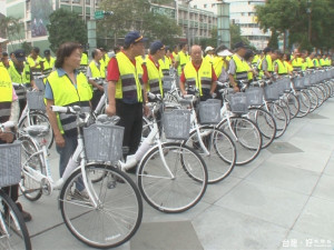 280輛自行車贈巡守隊 增添巡邏利器