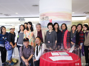 「Taiwan風之旅」小林豊繪本原畫特展，日本繪本名家小林豊專程出席為展覽揭開序幕。（圖／記者黃村杉攝）