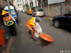 清除積水容器示意圖。