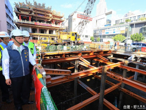 林佳龍巡視捷運工地