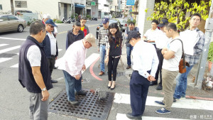 市議員林燕祝（中）邀集國防部、水利局和工務局等相關單位共商對策。