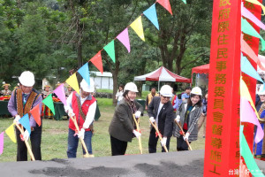 ▲茂林溫泉產業示範區動土典禮，陳菊盼帶動地方週邊產業發展。（圖／記者潘姿瑛攝）