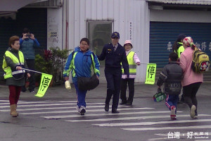 宜蘭警方強化校園及學童安全勤務。（圖／宜蘭縣警察局提供）