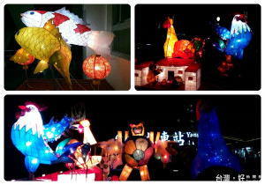楊梅、埔心、富岡火車站及楊梅區農會展示得獎花燈作品，歡迎大家前往觀賞。