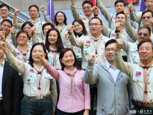 新北市國中小候用校長儲訓，以童軍課程體驗方式在三多國中童軍營地揭開序幕。（圖／記者黃村杉攝）