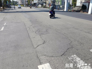 大肚道路不平，建設局將重鋪。林重鎣攝