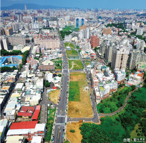 ▲鳳青重劃區空拍示意圖。（圖／高雄市政府地政局提供）