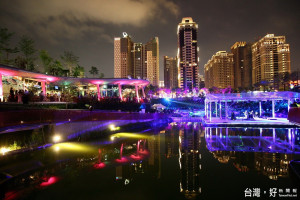 秋紅谷美麗夜景襯托台中高單價房市