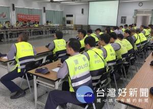 北港警方針對遶境勤務逐一分析各處駐駕及炮贊地點，規劃安全維護佈署，以防民眾脫序行為。（記者陳昭宗拍攝）