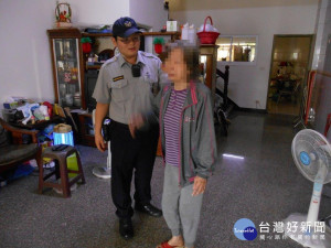 失智阿嬤迷航尋回路，布袋暖警蔡承諭、蔡偉峻溫馨助歸途