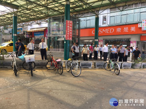 台南火車站機車臨停區，將加強取締自行車違停。