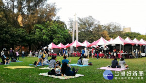 中原大學把校園打造為文創樂園。