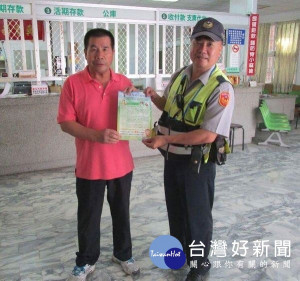 蒜頭價格看漲，警方積極宣導提醒民眾如何加強預防及打擊犯罪。（記者陳昭宗拍攝）