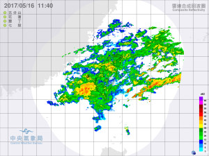 全台19縣市發布大雨特報　（圖／中央氣象局提供）