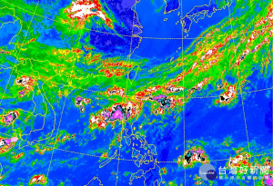 未來一週持續悶熱　下週四鋒面通過防雷、陣雨（圖／中央氣象局提供）