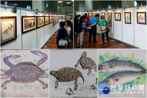 南中師生畫展，讓人看見漁村之美。（圖／東北角暨宜蘭海岸國家風景區管理處提供）