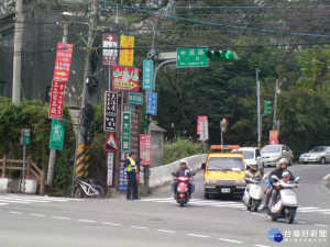 龍潭分局為因應端午連續4天假期交通疏導作為，加強交通疏導及會場安全維護。