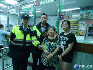 彭婦及其家屬感謝警方熱心協助，始得以成功阻攔詐騙匯款新台幣20萬。