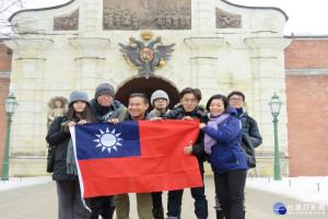 崑山科大學生執行俄羅斯國際雙邊合作計畫，前往俄羅斯參訪。(圖/吳淑華老師提供)