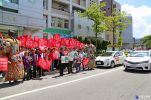 嘉義縣「順風耳-稻草露天燃燒大使遍布我嘉」宣誓，天羅地網禁止露天燃燒