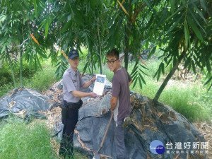 太平警方啟動護竹。林重鎣攝