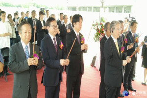 百年日本廠商到南科設廠，今天舉行新建工程開工大典。(圖/台南市政府提供)