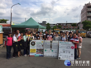 圖說:香港天水圍官立中學師生到台中市南屯區清潔隊學習廚餘再製技術。