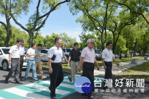 雲林縣政府文化處停車場完成委外經營，有效改善停車秩序、美化市容以及提升用路人安全。（記者陳昭宗翻攝）