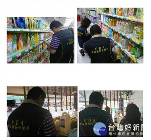 衛福部食藥署稽查食品用洗潔劑標示，國內大廠南僑、毛寶、花仙子、藍寶皆有洗潔產品標示不符規定，目前各地衛生局均令違規廠商限期改正，並依法處辦。（圖／衛福部食藥署）