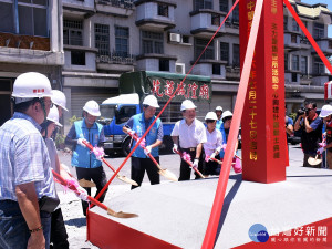 花蓮市主學、主力里活動中心動土　未來將朝長照據點發展