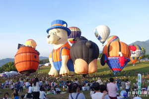 鹿野高台追夢追球　家扶兒翱翔天際俯瞰縱谷美景