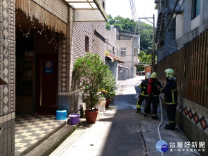 保障民眾生命安全　泰安分隊於水源缺乏區進行演練