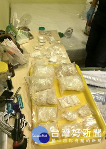 雲林地檢署執行區域聯防緝毒成效斐然，查獲多項毒品，為反毒大業貢獻心力。（記者陳昭宗拍攝）