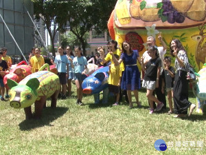 義民祭首創 新瓦屋彩繪神豬地景藝術／義民親子闖關 15關卡寓教於樂