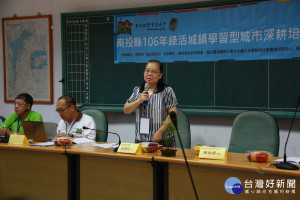 南投教育處副處長王淑玲強調南投將逐步拓點。（記者扶小萍攝）