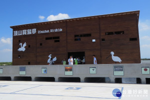 觀賞黑琵和野鳥有新去處，新建將啟用的台南七股頂山賞鳥亭。