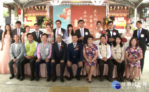 竹市民聯合婚禮 26對新人互許終生