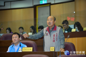 有效發展平鎮區，莊玉輝市議員：火車站站應設在人口稠密區。（圖：市議會提供）