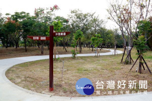 即將月底對外開放的官田二鎮環保公園。