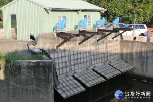 台南首座10CMS每秒10噸抽水量抽水站，功能是一抵30台臨時抽水機。