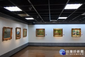 嘉義市政府文化局3樓展覽室展出「典藏品特展－嘉義公園、玉山、阿里山系列」