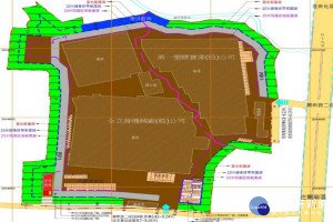 關廟埤仔頭工業區平面圖。